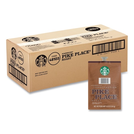 Flavia Coffee Flavia Pouches, Pike Place, Pouch, 0.32 oz, 76 PK 48103